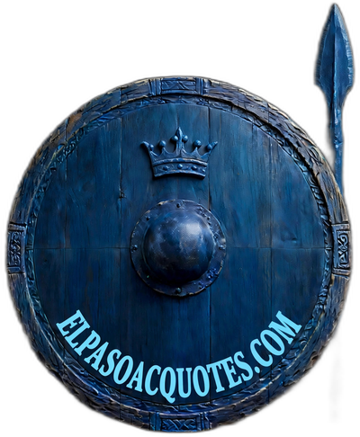 El Paso AC Quotes brand shield - blue shield with crown